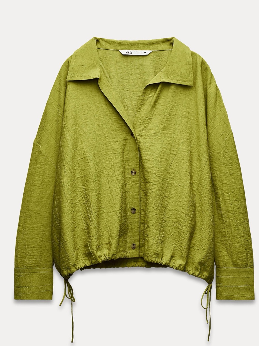 Zara WRINKLED SATIN EFFECT BLOUSE ZW
COLLECTION